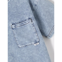 NAME IT Oversized Denim Tee Truebo Blue